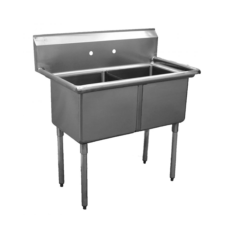 ServWare D2CWP1620 37" Sink Pizza Solutions