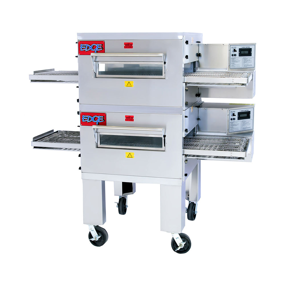EDGE 18301G2 Series DoubleStack Gas Conveyor Pizza Oven Pizza