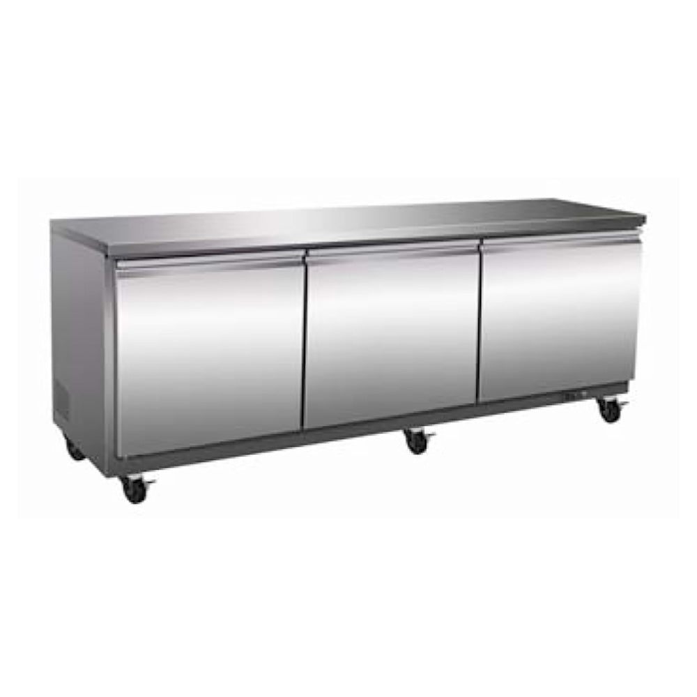 ServWare UCR72HC 72" Under Counter Refrigerator Pizza Solutions