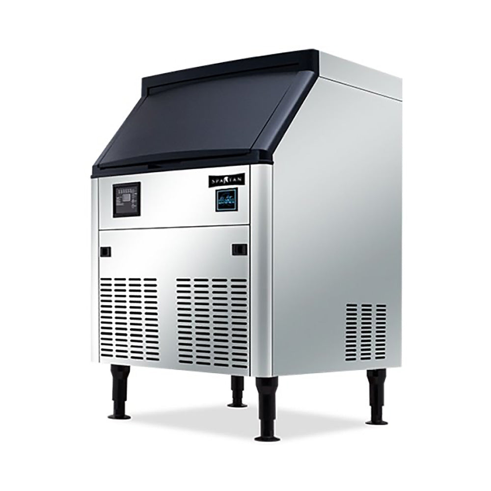 80 Lb Undercounter Commercial Ice Maker - Stainless Steel, Cube Ice Machine (VIPSHOPMARKET HBZB-36F)