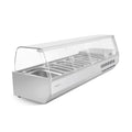 Infrico 78" Countertop Refrigerated Glass Top Ingredient Display Case
