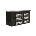 Serv-Ware BB2-24G-HC 49" Back Bar Glass Door Refrigerator