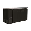 Serv-Ware BB4-24-HC 73" Back Bar Solid Door Refrigerator