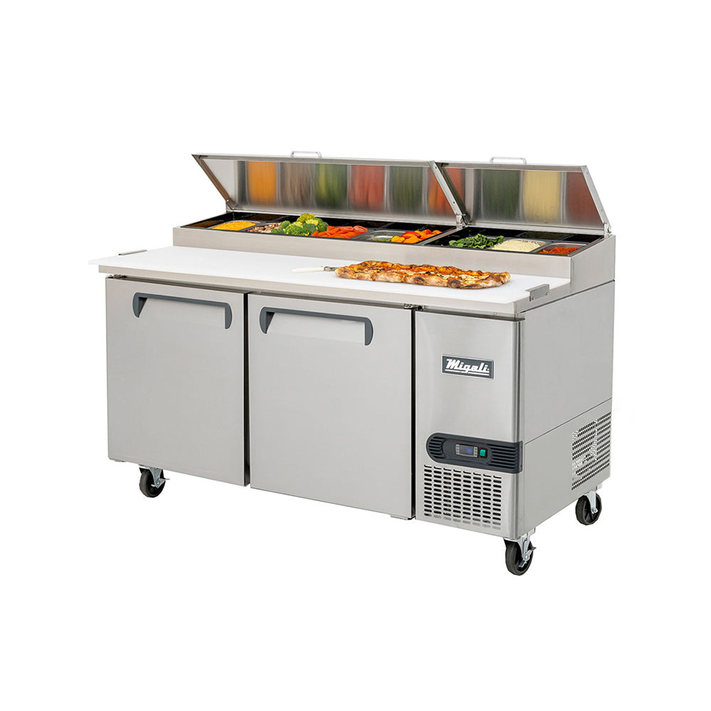Migali C-PP67-HC Two Door Pizza Prep Table – Pizza Solutions