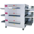 EDGE 3870-3-G2 Series Triple Stack Gas Conveyor Pizza Oven